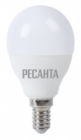 Лампа светодиодная РЕСАНТА LL-R-G45-7W-230-4K-E14  76/1/8