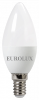 Лампа светодиодная EUROLUX LL-E-C37-7W-230-2,7K-E14  76/2/7