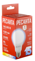 Лампа светодиодная Ресанта LL-R-A65-15W-230-6K-E27  76/1/75