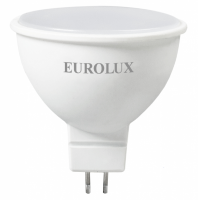 Лампа светодиодная EUROLUX LL-E-MR16-7W-230-2,7K-GU5.3  76/2/23