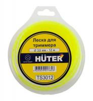Леска Huter TS3012 для триммера, 3 мм, витой квадрат  71/2/3