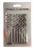 Сверло по металлу 5 мм, HSS (10 шт  в блистере), шт73/10/6/9