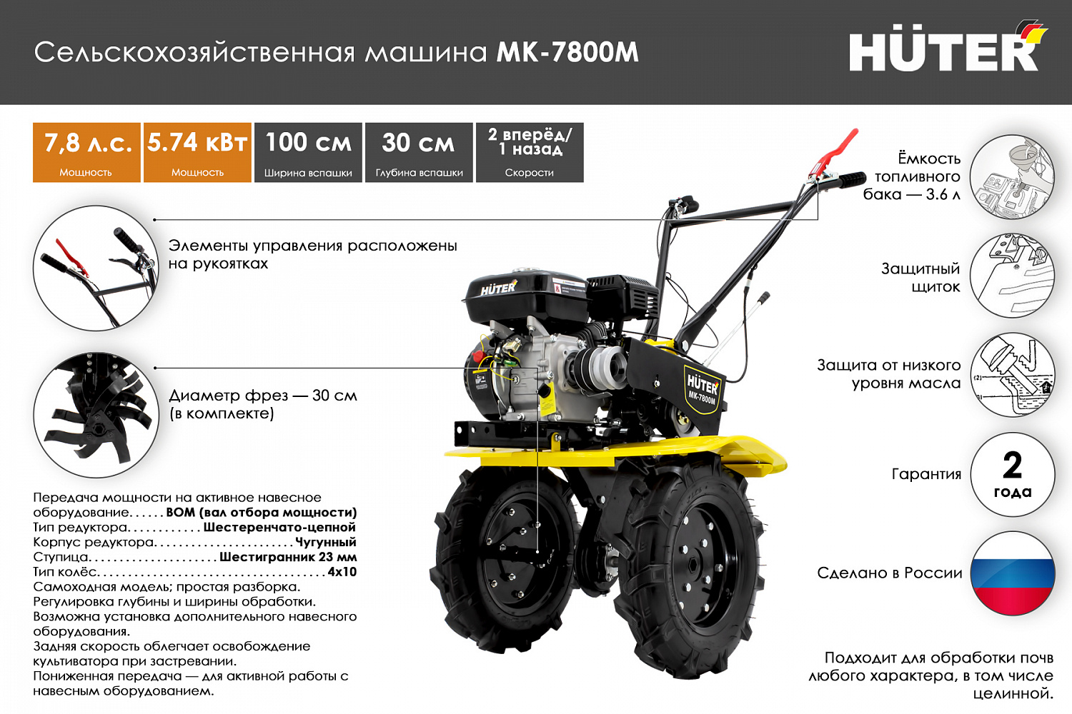 Немецкое качество оборудования Huter