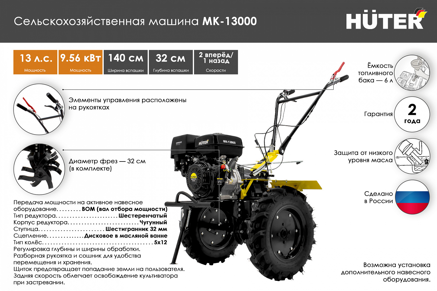 Немецкое качество оборудования Huter