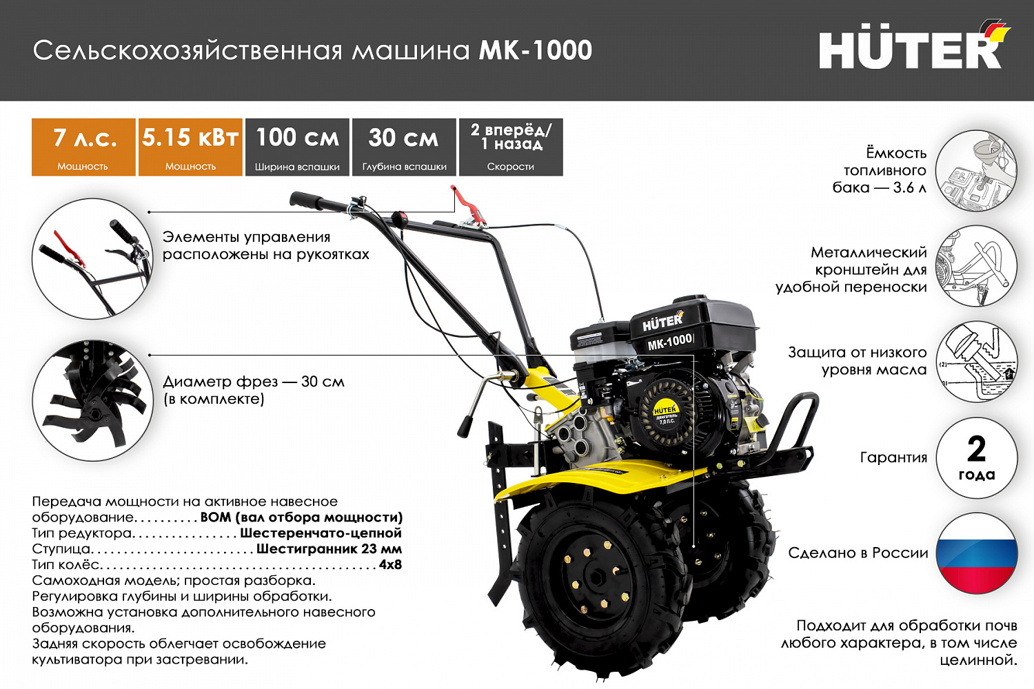 Немецкое качество оборудования Huter