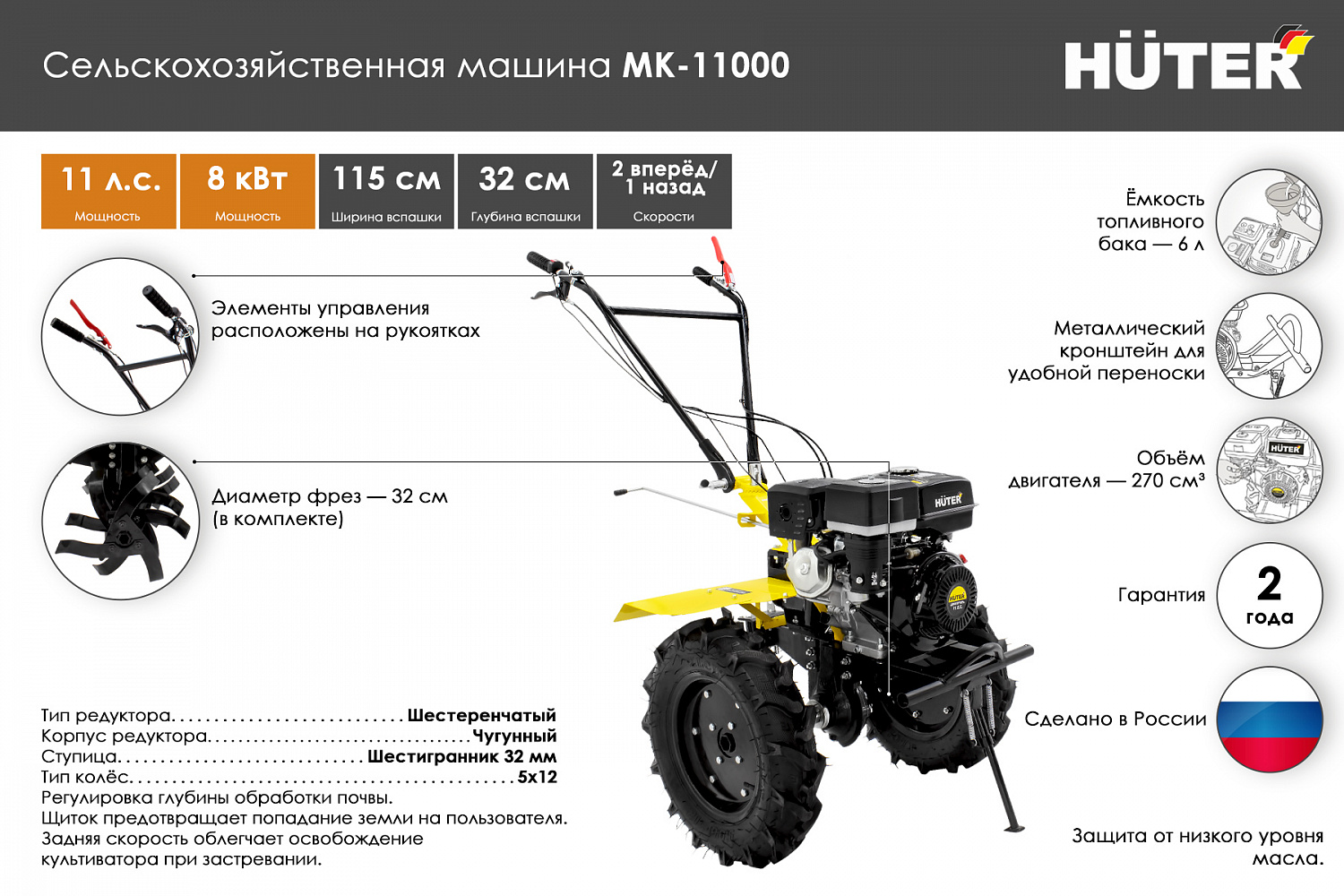Немецкое качество оборудования Huter