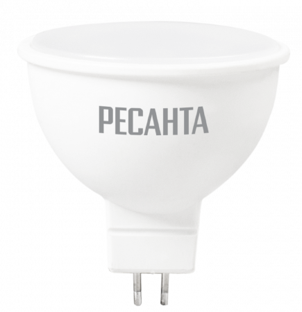 Лампа светодиодная РЕСАНТА LL-R-MR16-7W-230-3K-GU5.3  76/1/23