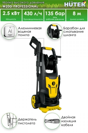 Мойка Huter W200i PROFESSIONAL  70/8/41