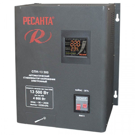 Стабилизатор напряжения Ресанта СПН-13500  63/6/28